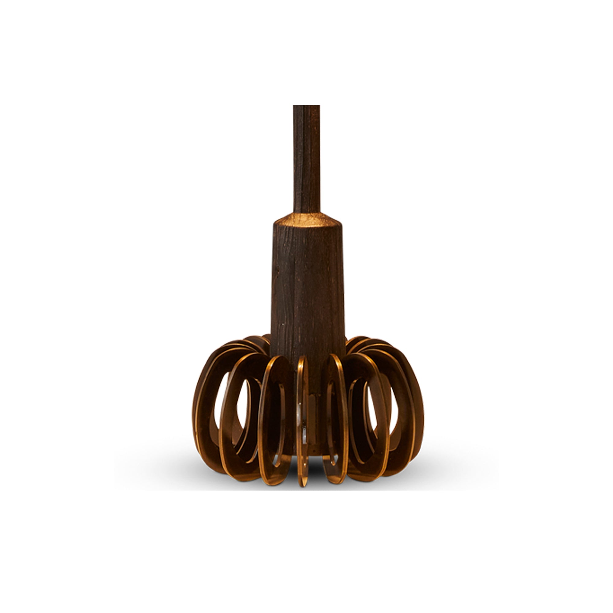 Bronzed Silhouette Loops Table Lamp - Egg Designs