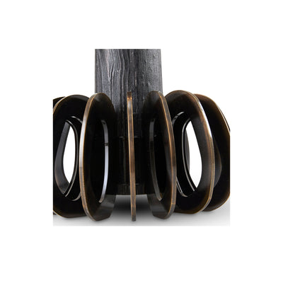 Bronzed Silhouette Loops Table Lamp - Egg Designs