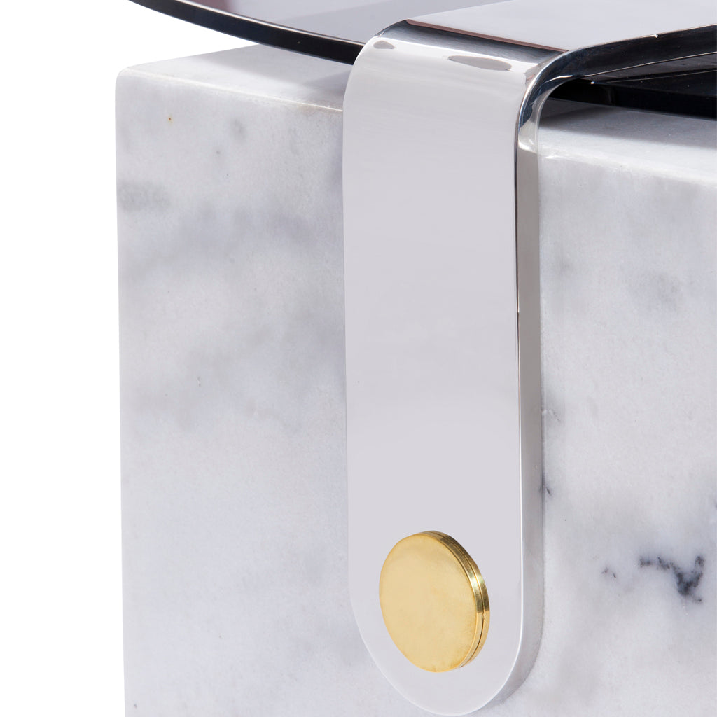 Round Marble Patch Coffee Table