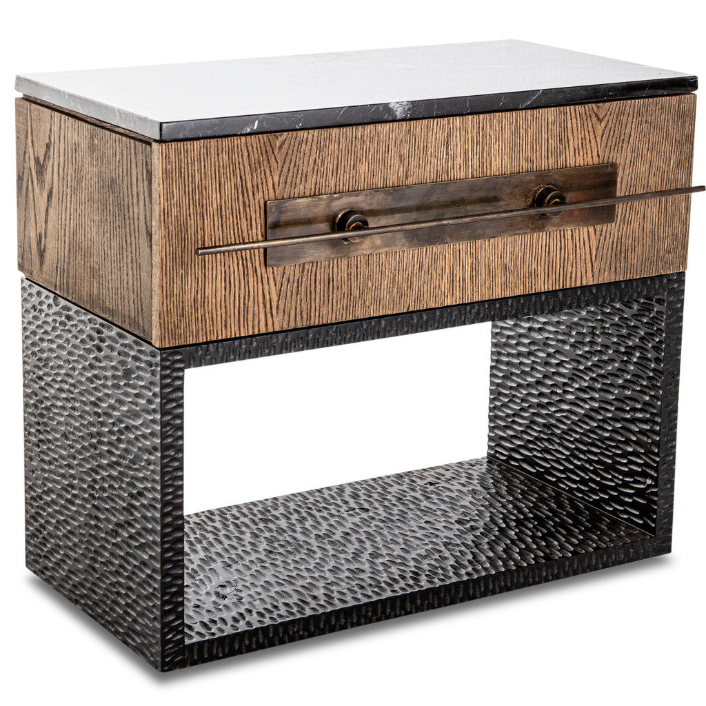 Hawkstone Chiselled Bedside Pedestal