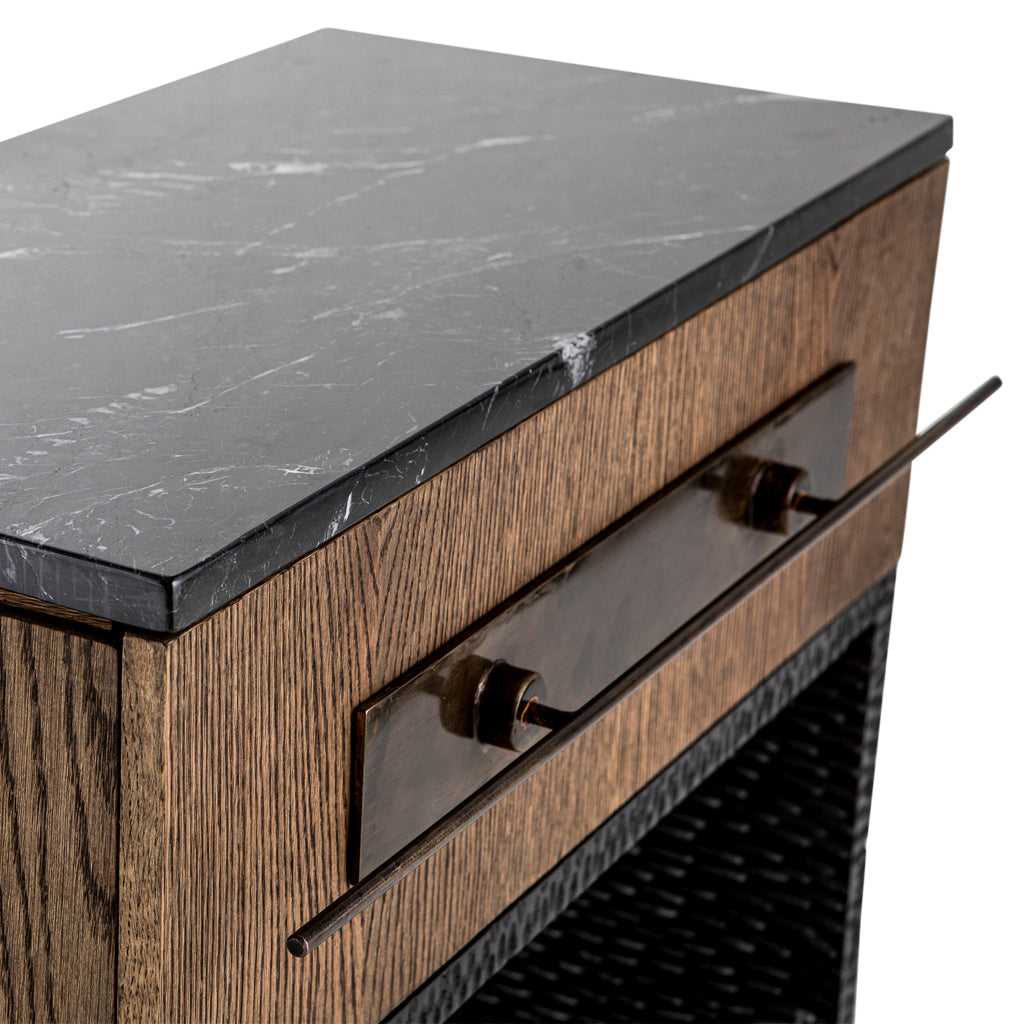 Hawkstone Chiselled Bedside Pedestal
