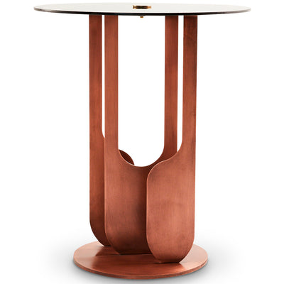 Drop Side Table Glass