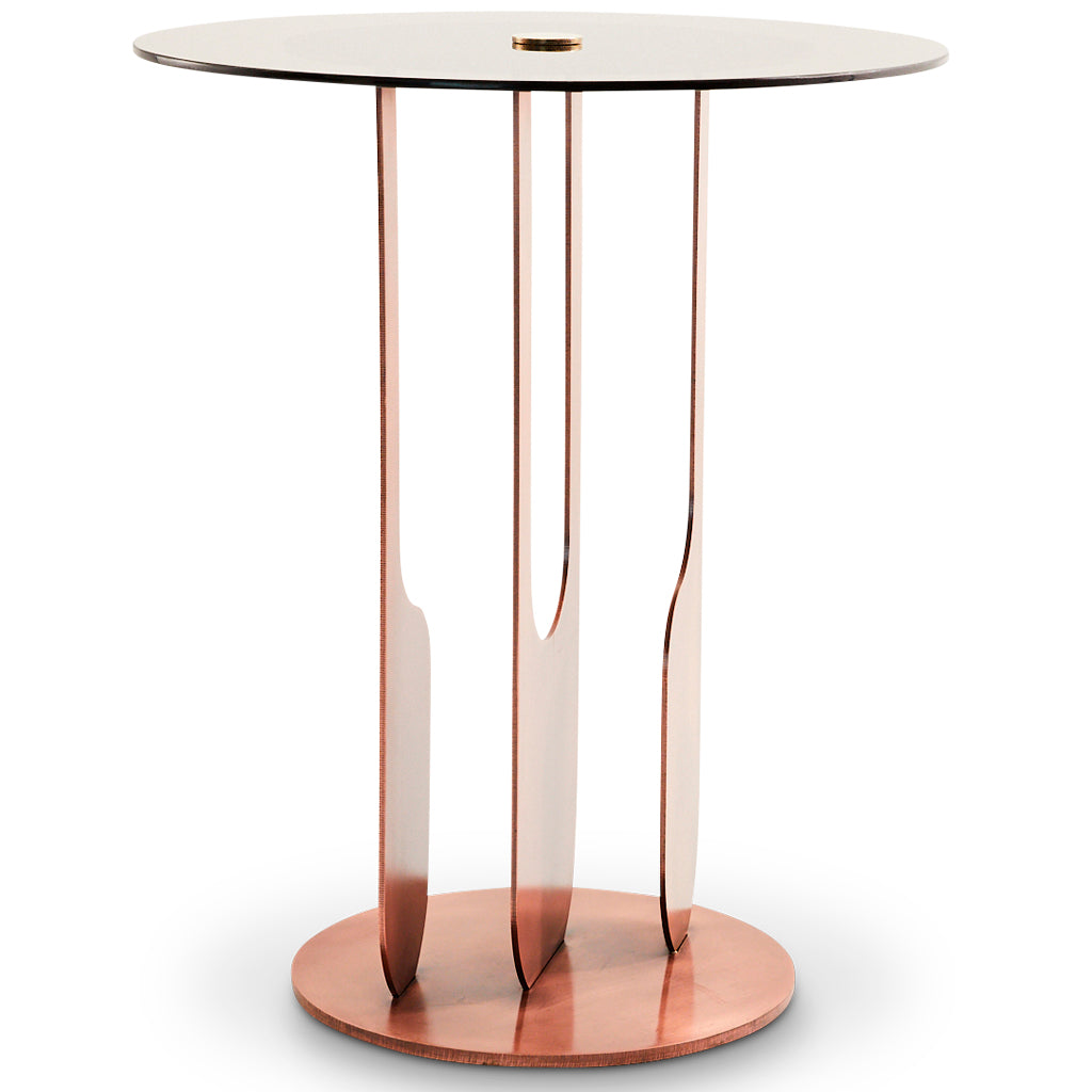 Drop Side Table Glass