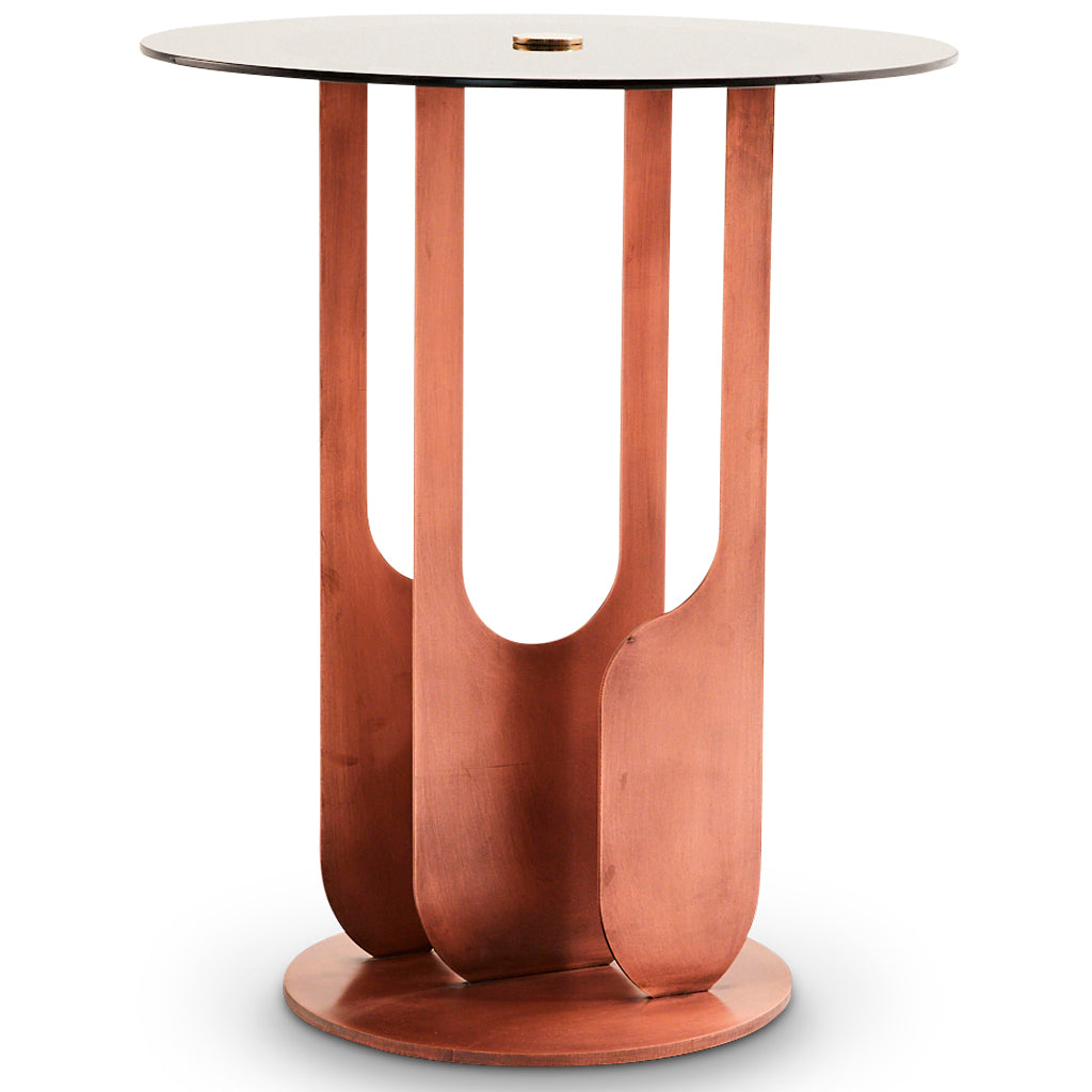 Drop Side Table Glass