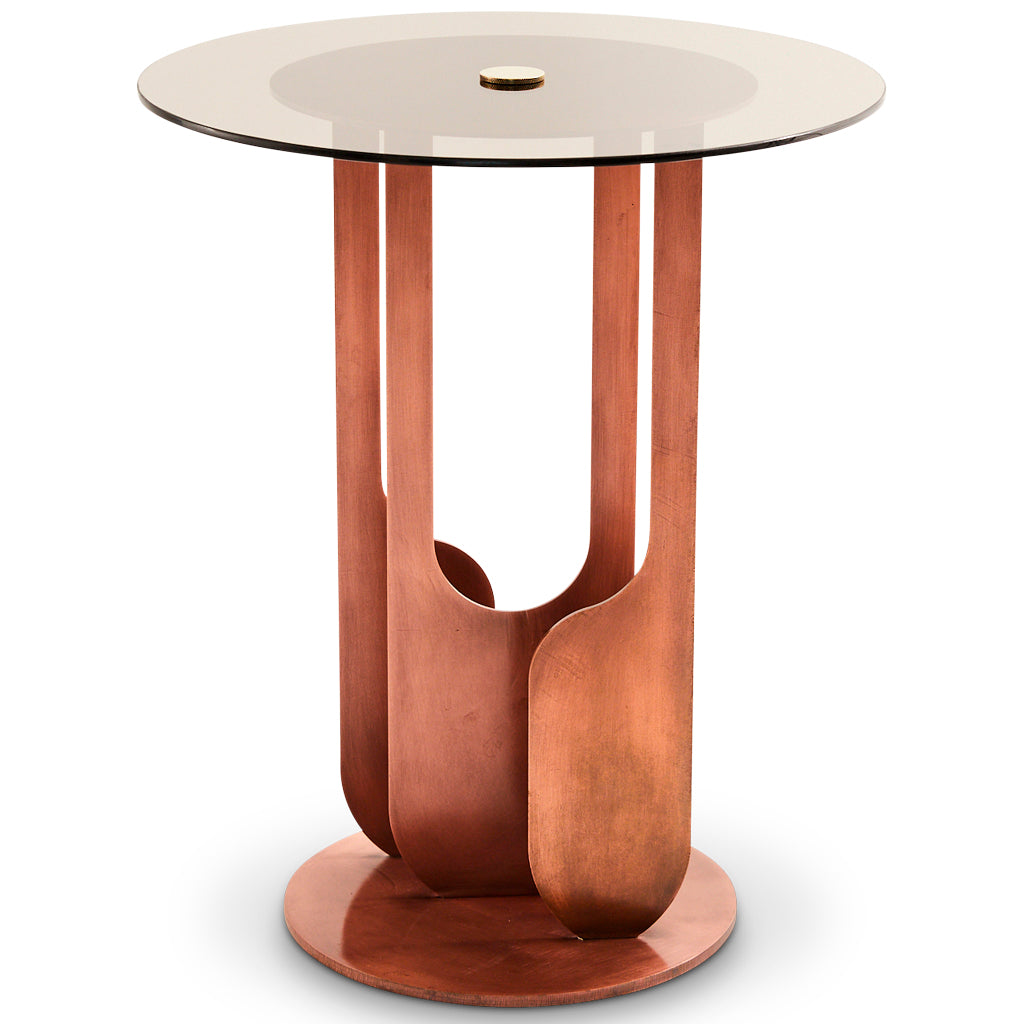 Drop Side Table Glass