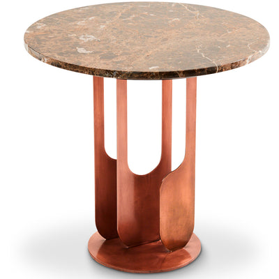 Drop Side Table Marble