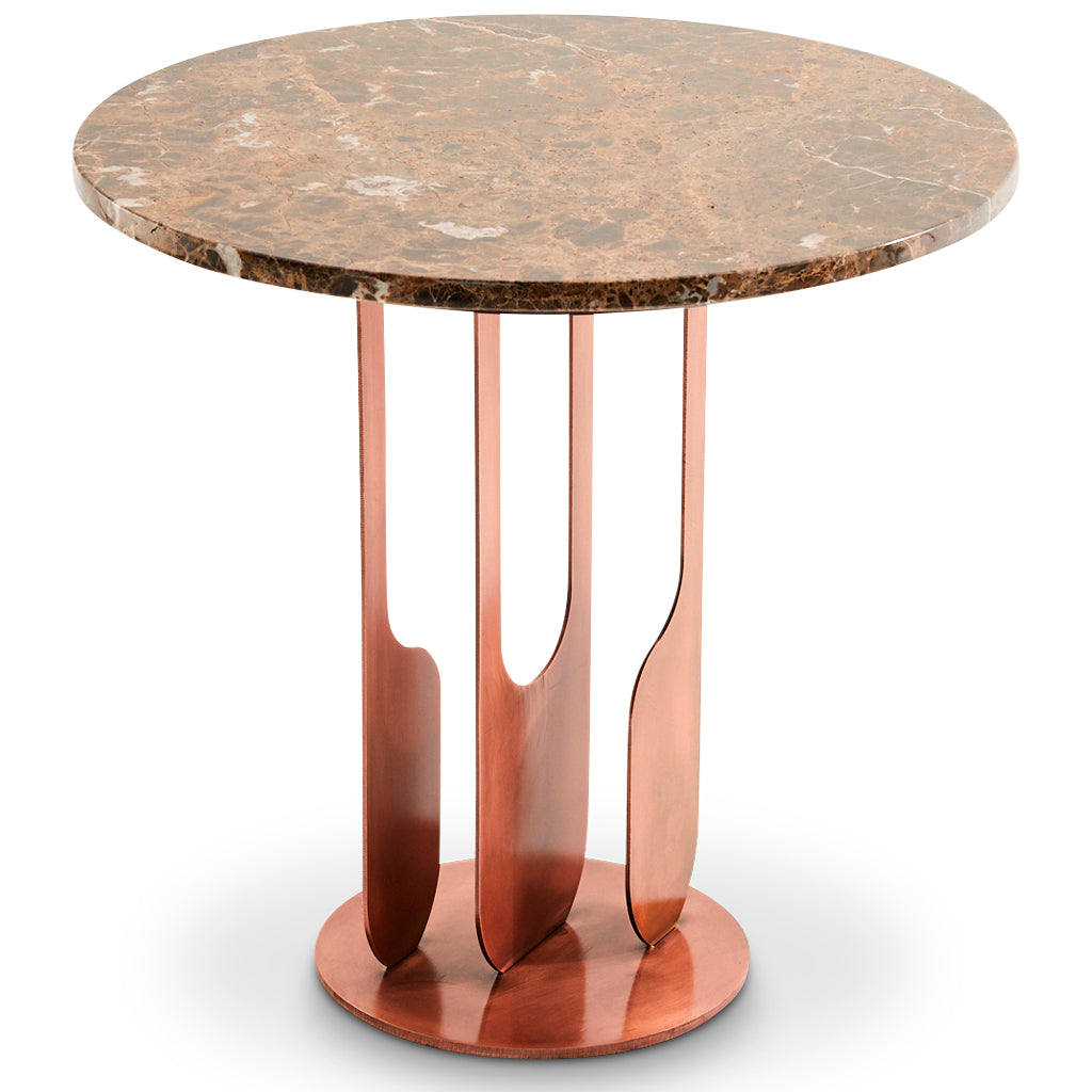 Drop Side Table Marble