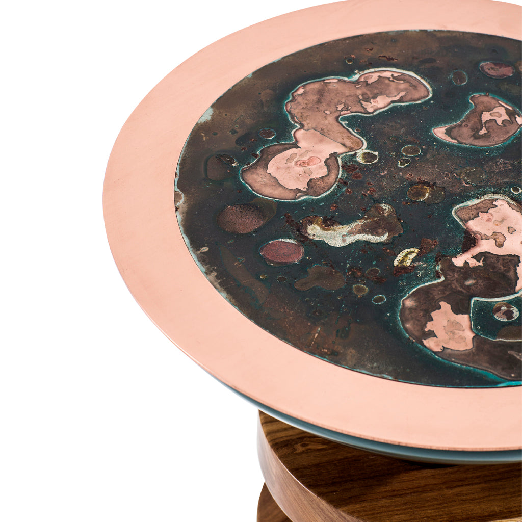 Verdigris Side Table