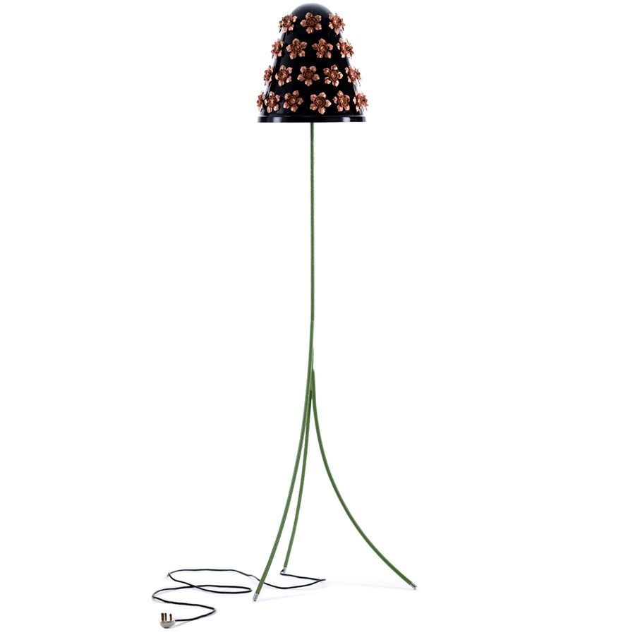 Rosette Tripod Standing Floor Lamp