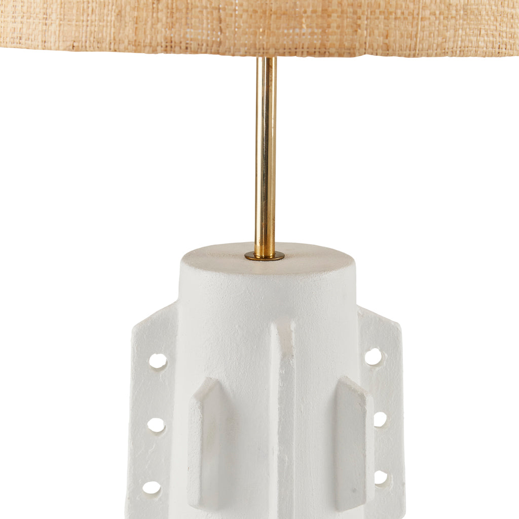 Totem #3 Table Lamp White