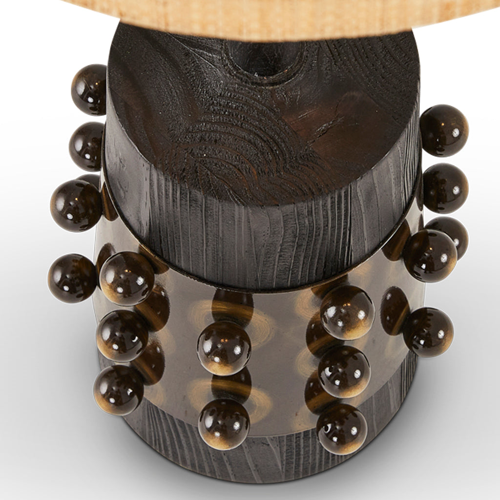 Bronzed Silhouette Balls Table Lamp