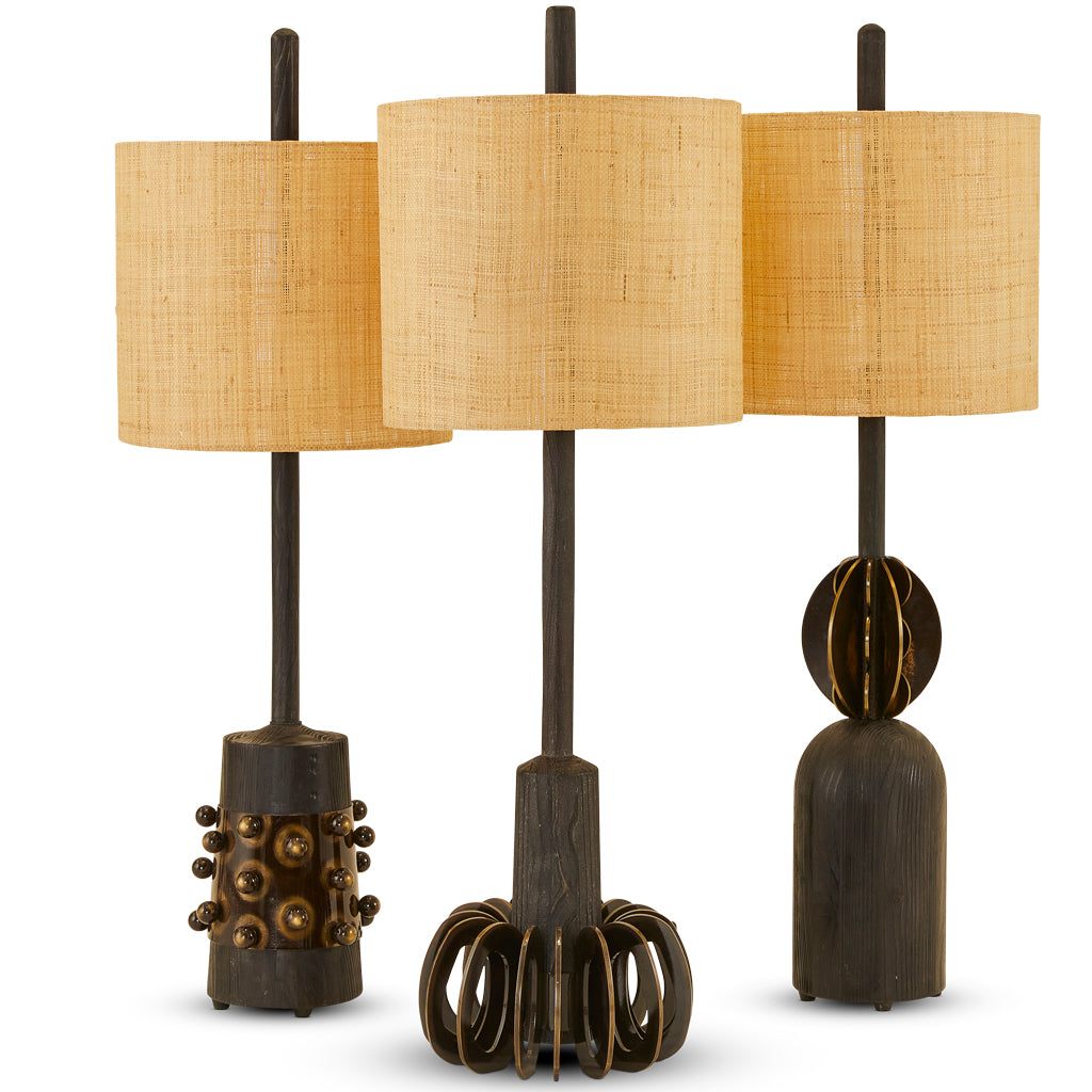 Bronzed Silhouette Gills Table Lamp