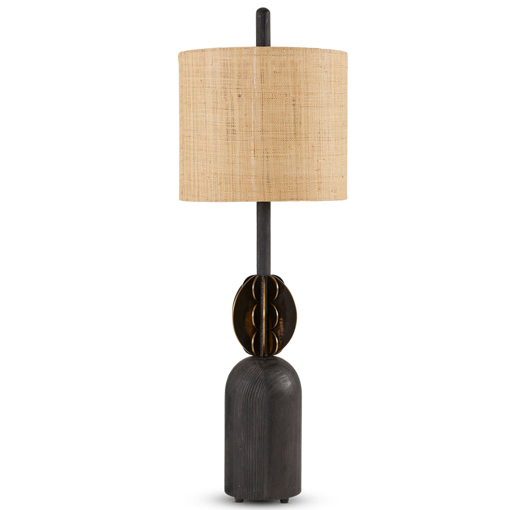Bronzed Silhouette Gills Table Lamp