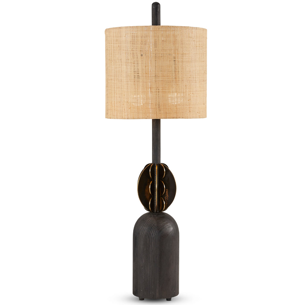 Bronzed Silhouette Gills Table Lamp
