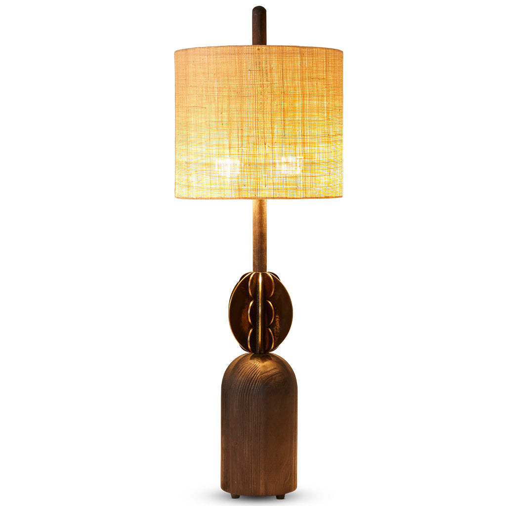 Bronzed Silhouette Gills Table Lamp