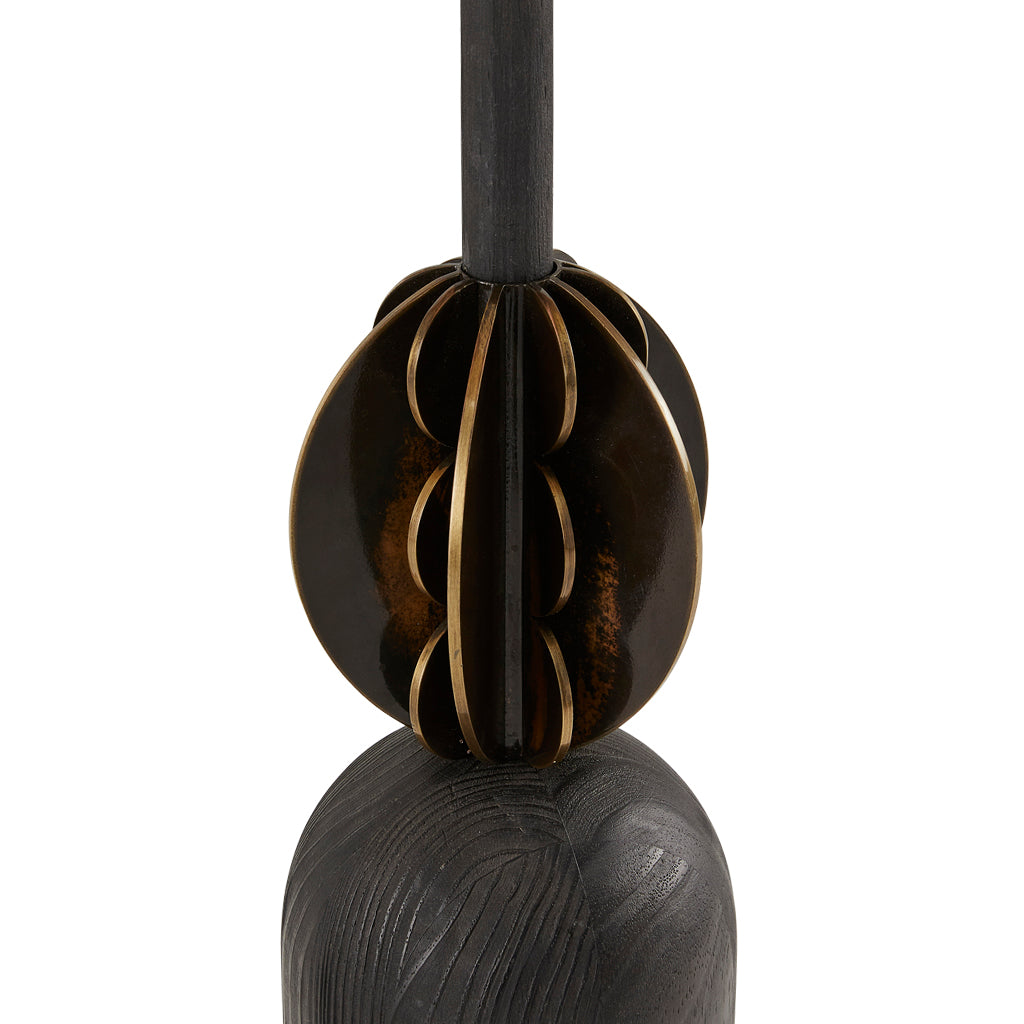 Bronzed Silhouette Gills Table Lamp