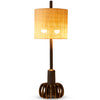 Bronzed Silhouette Loops Table Lamp