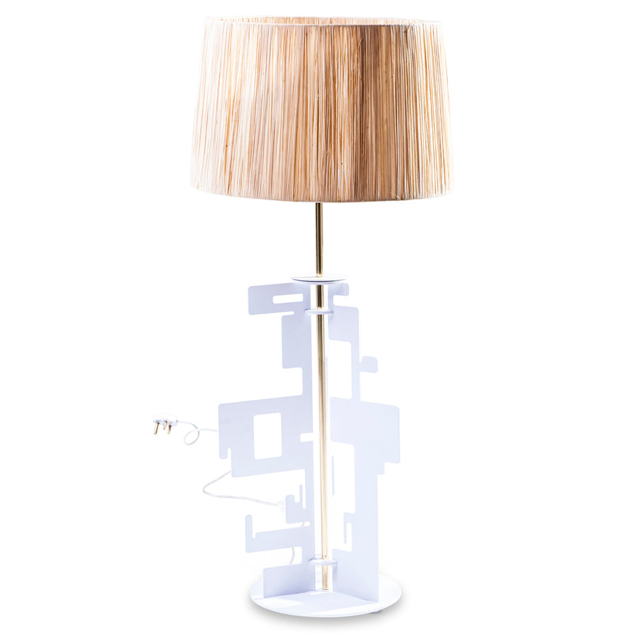 Puzzle Table Lamp Powder Coated